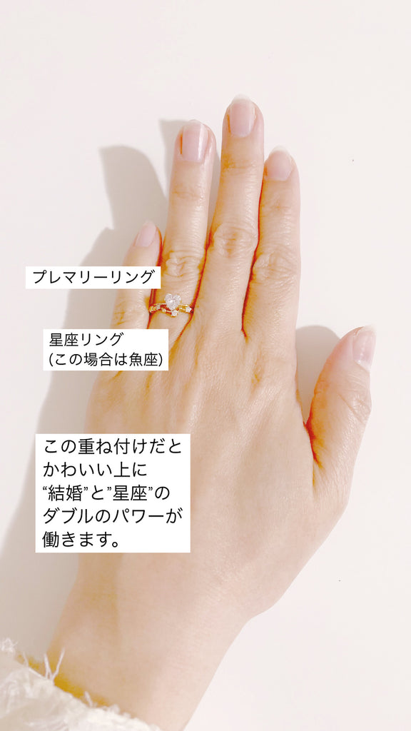 ¥3990【diamond】(星座リング) 1. 牡羊座(2025年プチ占い付)