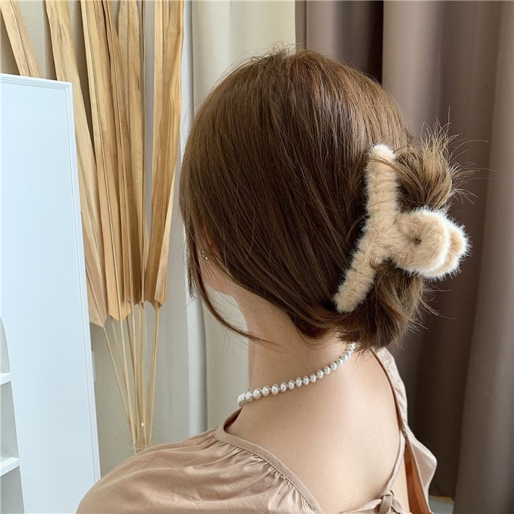 【最後の1点】【抱きしめたくなる♡】ふわモテ*ヘアクリップ