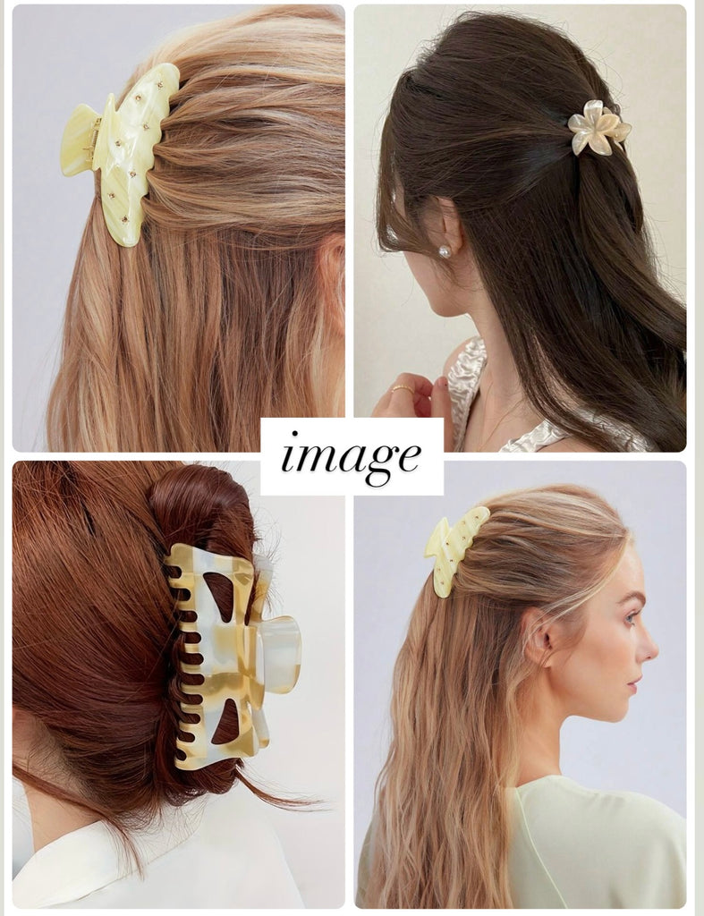 【一粒万倍日・金運UP】( full moon ) フルムーンヘアクリップ(vintage)*