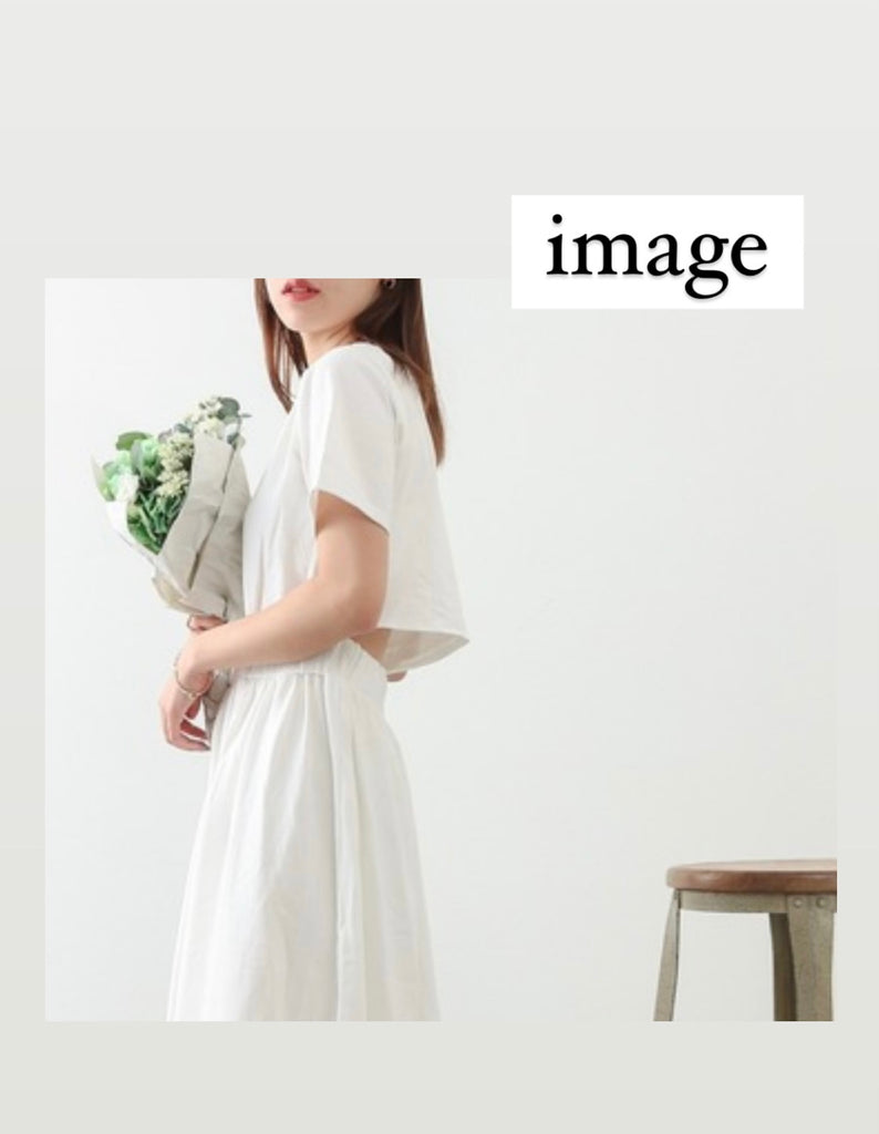 【Lサイズ】バックオープンワンピース (vintage)+サマーローズ官能フレーバー付*