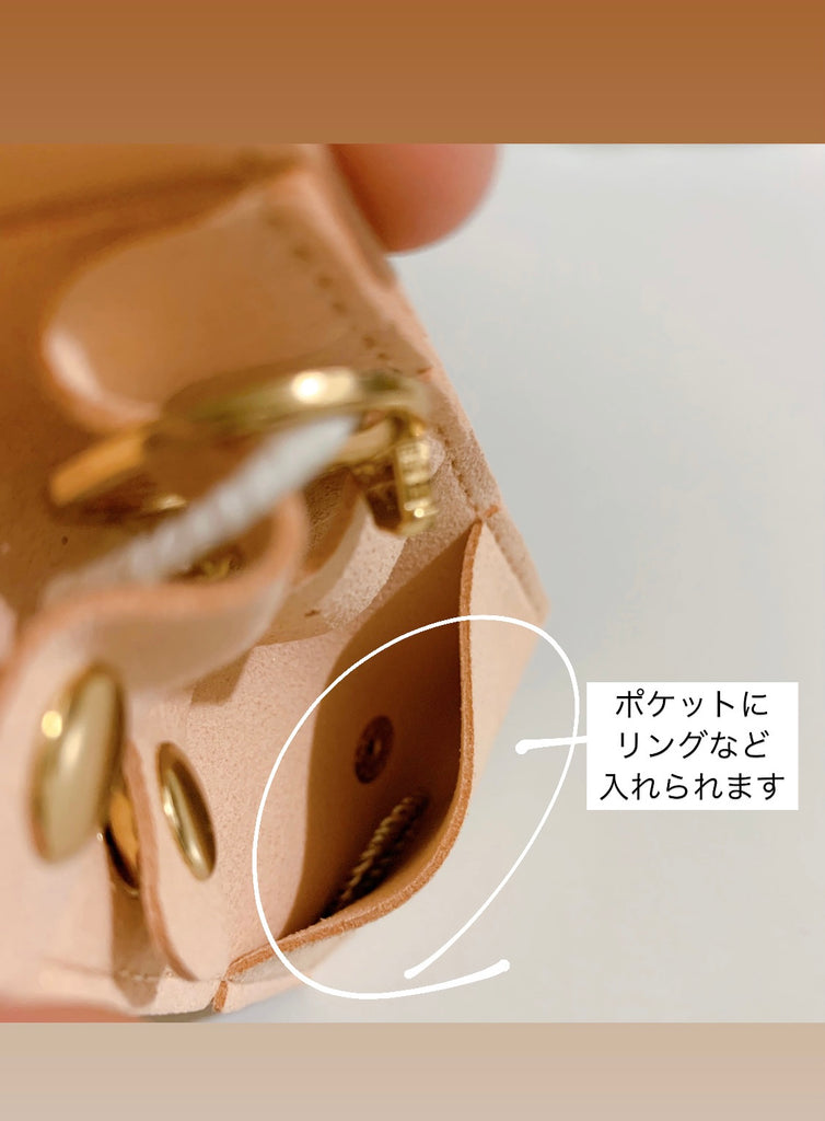( 恋に効く ) ミニアクセサリーポーチ(pink)