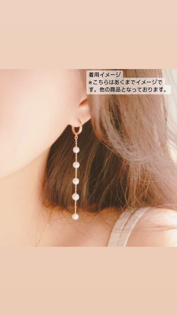 【代引き・コンビニ購入不可】【発情させる】ダブルピンクストーンズピアス*
