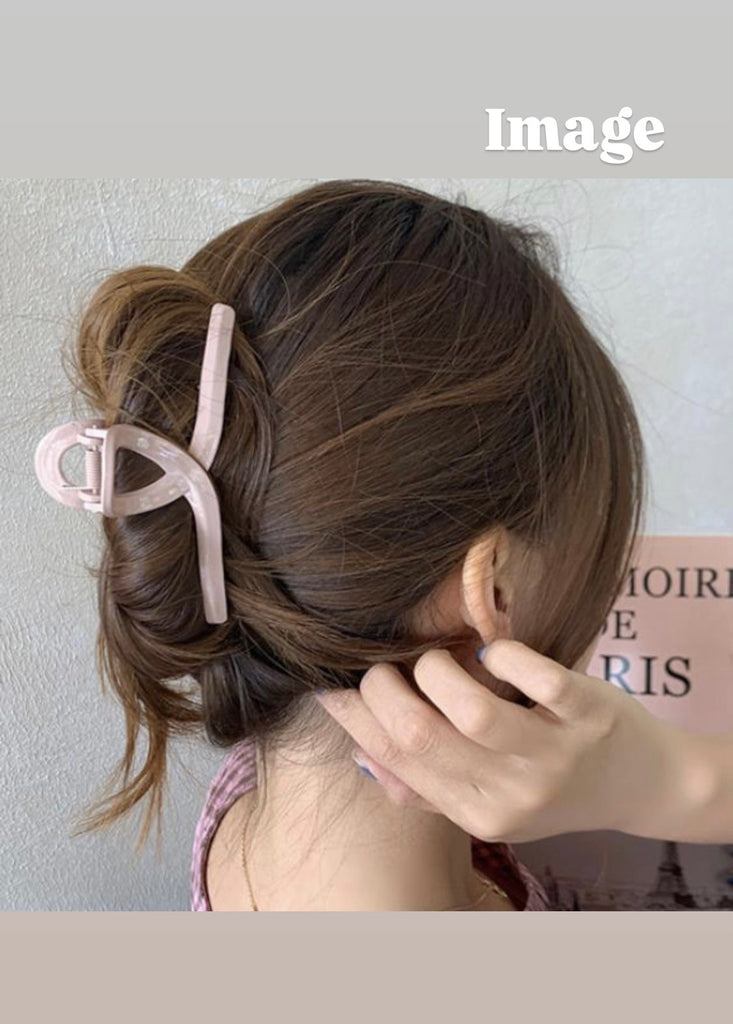 【メロメロ】ローズヘアクリップ (ライトピンク)*
