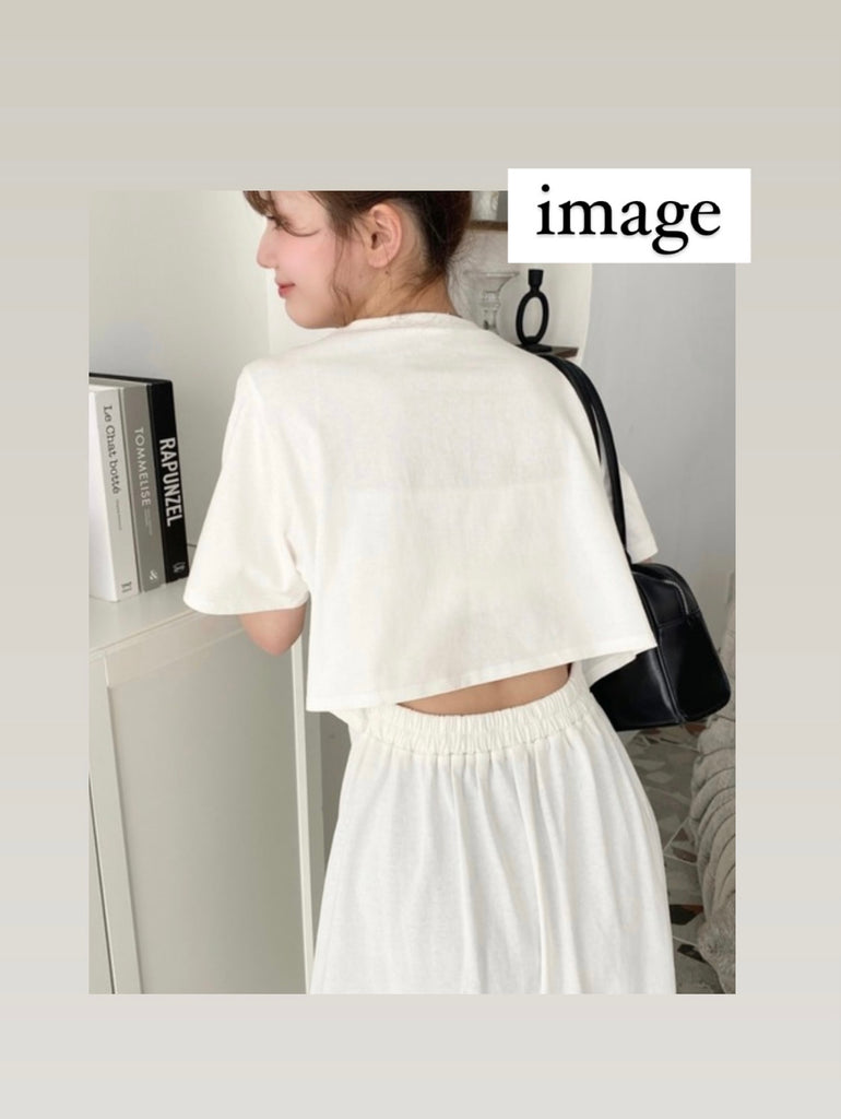 【Lサイズ】バックオープンワンピース (vintage)+サマーローズ官能フレーバー付*