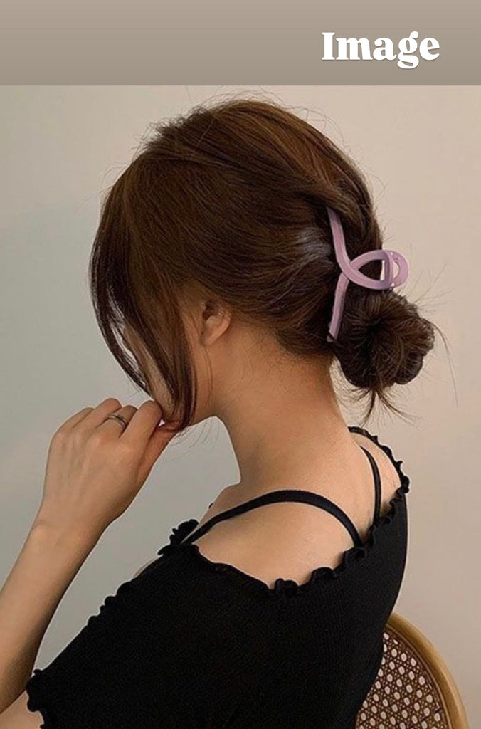 【メロメロ】ローズヘアクリップ (ライトピンク)*