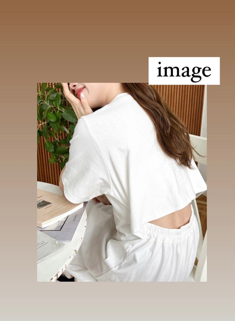 【Lサイズ】バックオープンワンピース (vintage)+サマーローズ官能フレーバー付*