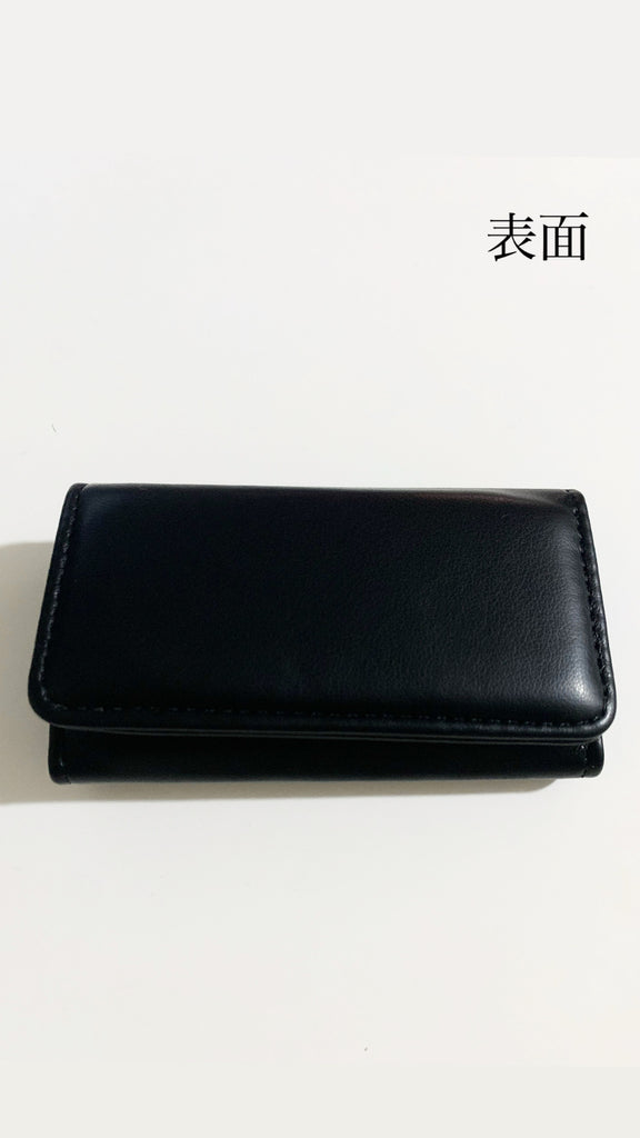 【代引き・コンビニ購入不可】【大きな金運を呼び込む】黒字のキーケース*