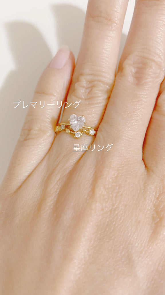 ¥3990【diamond】(星座リング) 1. 牡羊座(2025年プチ占い付)