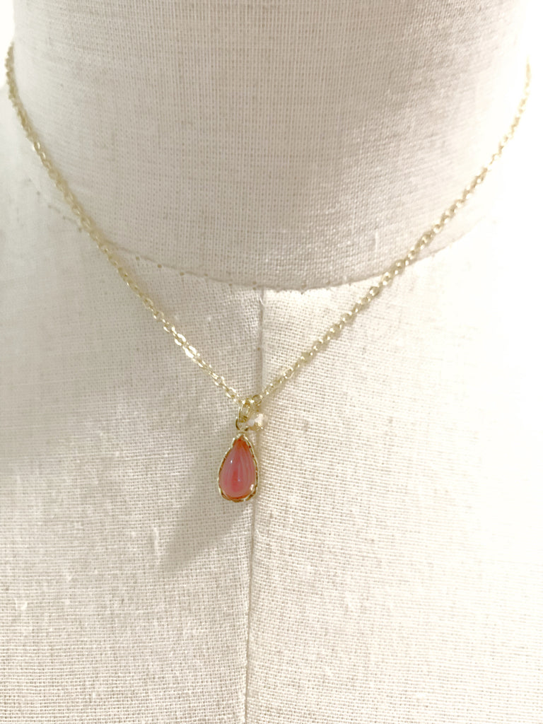 【再入荷なし】【限定1点】嫉妬ネックレス・ストロベリークォーツネックレス+財運クリスタル*