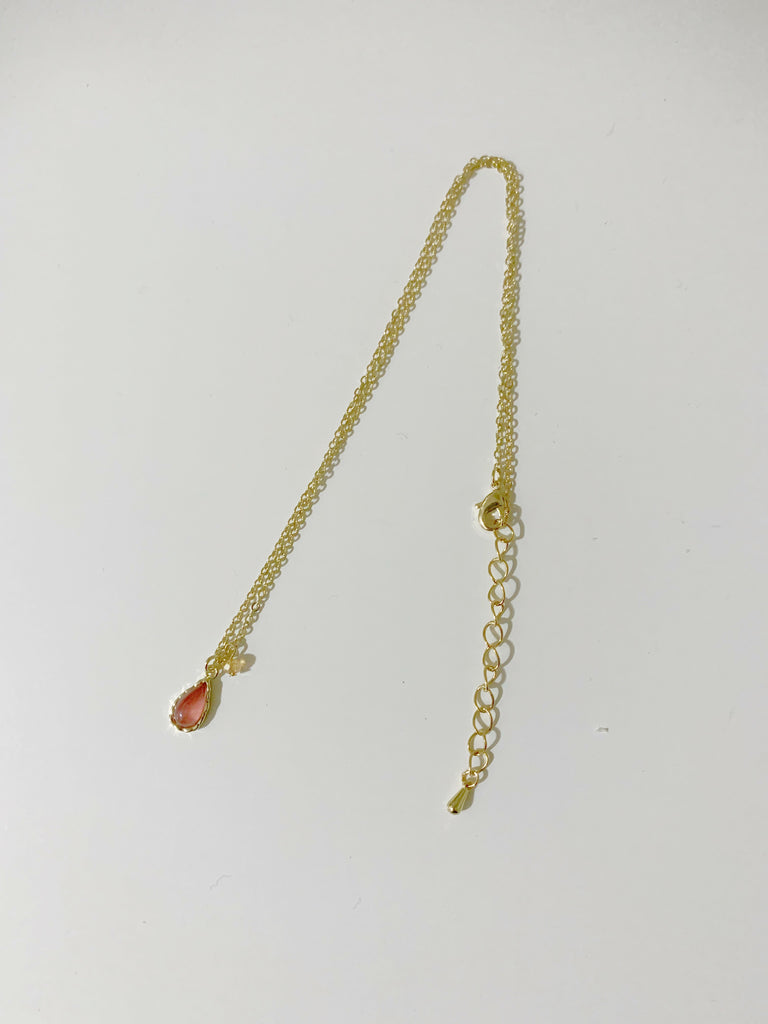 【再入荷なし】【限定1点】嫉妬ネックレス・ストロベリークォーツネックレス+財運クリスタル*