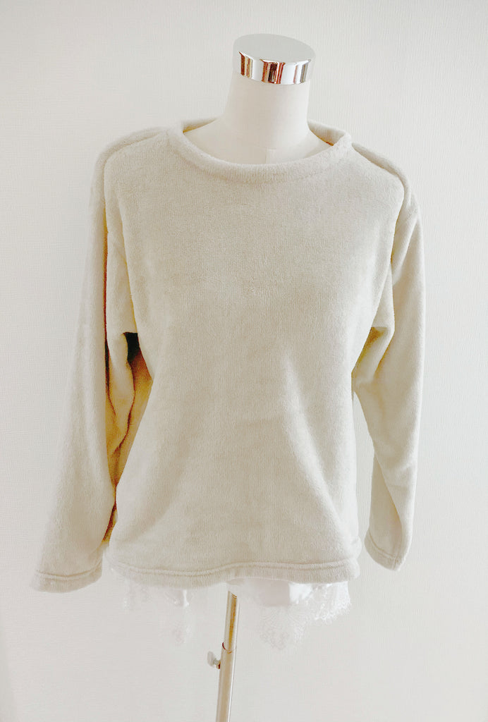 【復縁or強力願】あったかベージュトップス(リカバリーウェア)vintage*+バニラサシェ*