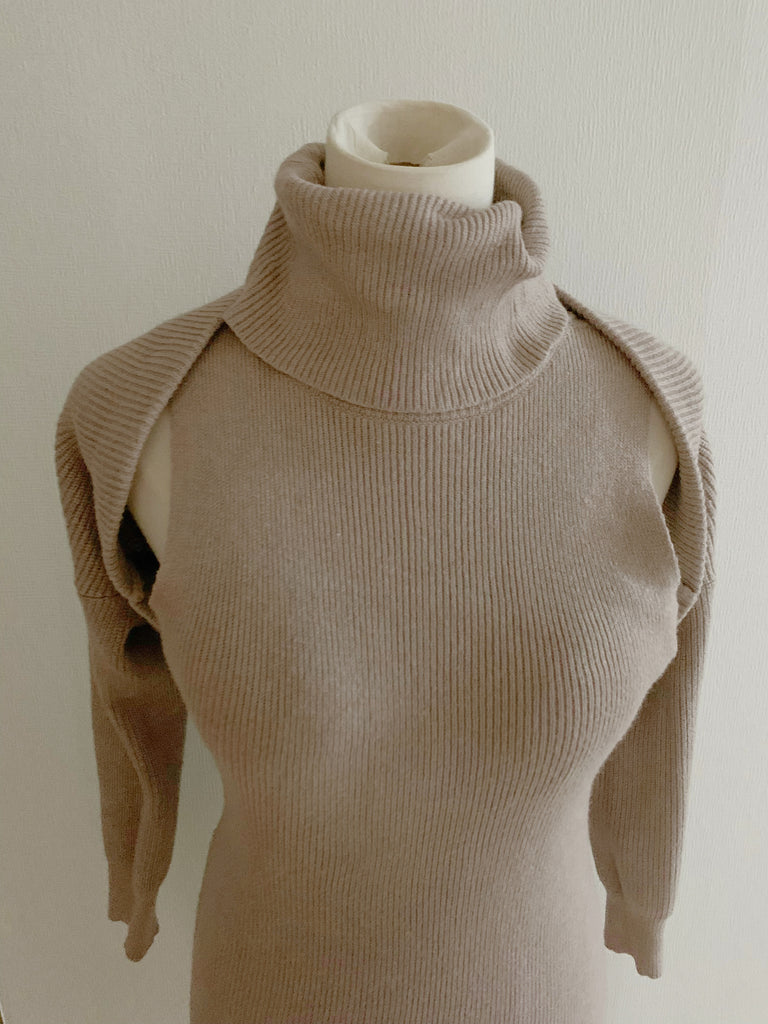 【SEXY】ケーブルニット・ワンピース (vintage)*+タヒチアン官能フレーバー付