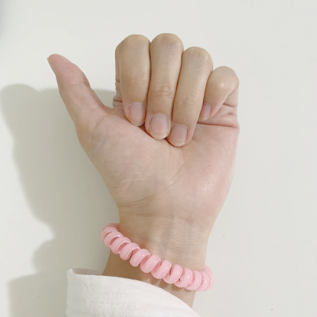 ¥555本日新月8/23(土)【最速叶う】ニュームーンヘアゴム* (pink)