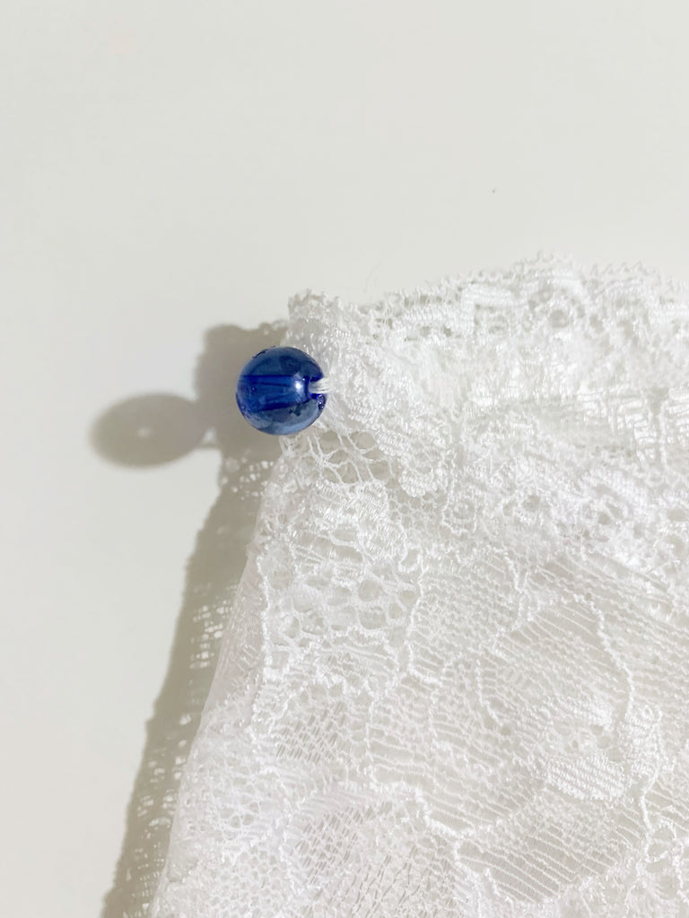 【L】【怖いぐらい強い】"恋"の願いが叶う総レースパンティ(サファイア)* (white)
