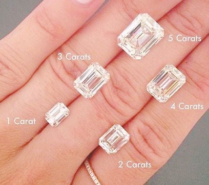 ¥2990→¥1990【5カラット級・金運UP】ダイヤモンド・ヘアピン*(emerald cut)