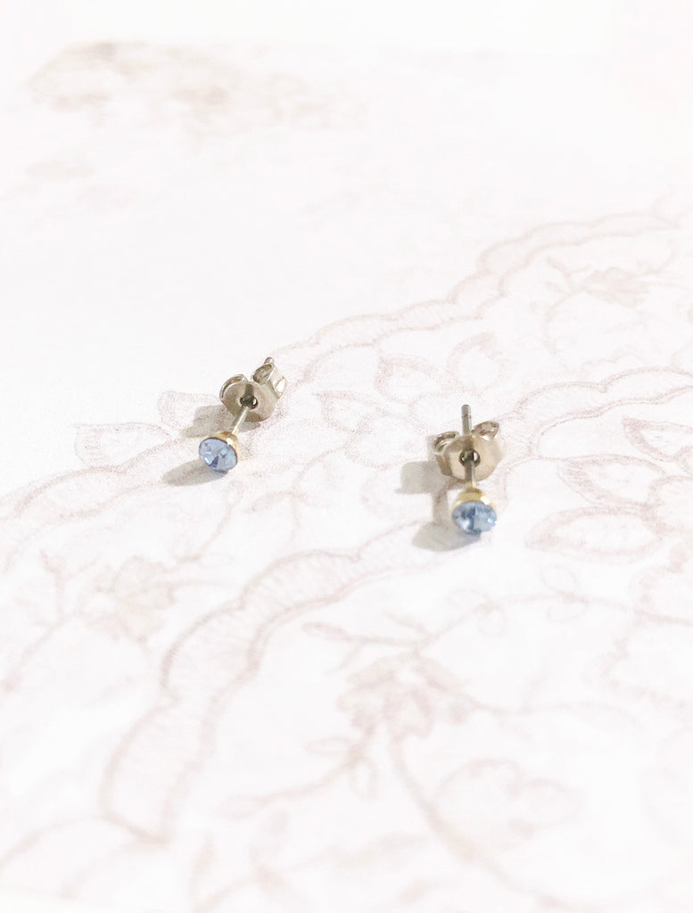【準備は出来ました】サムシングブルーピアス*