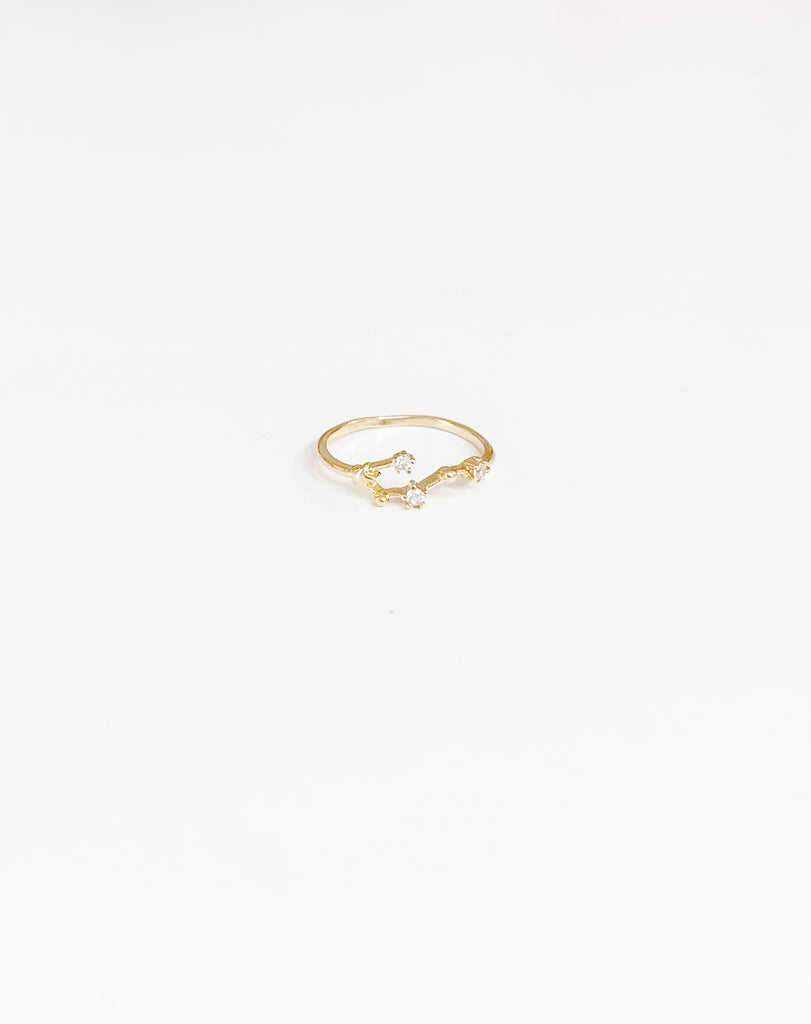 ¥3990【diamond】(星座リング) 4.蟹座(2025年プチ占い付)
