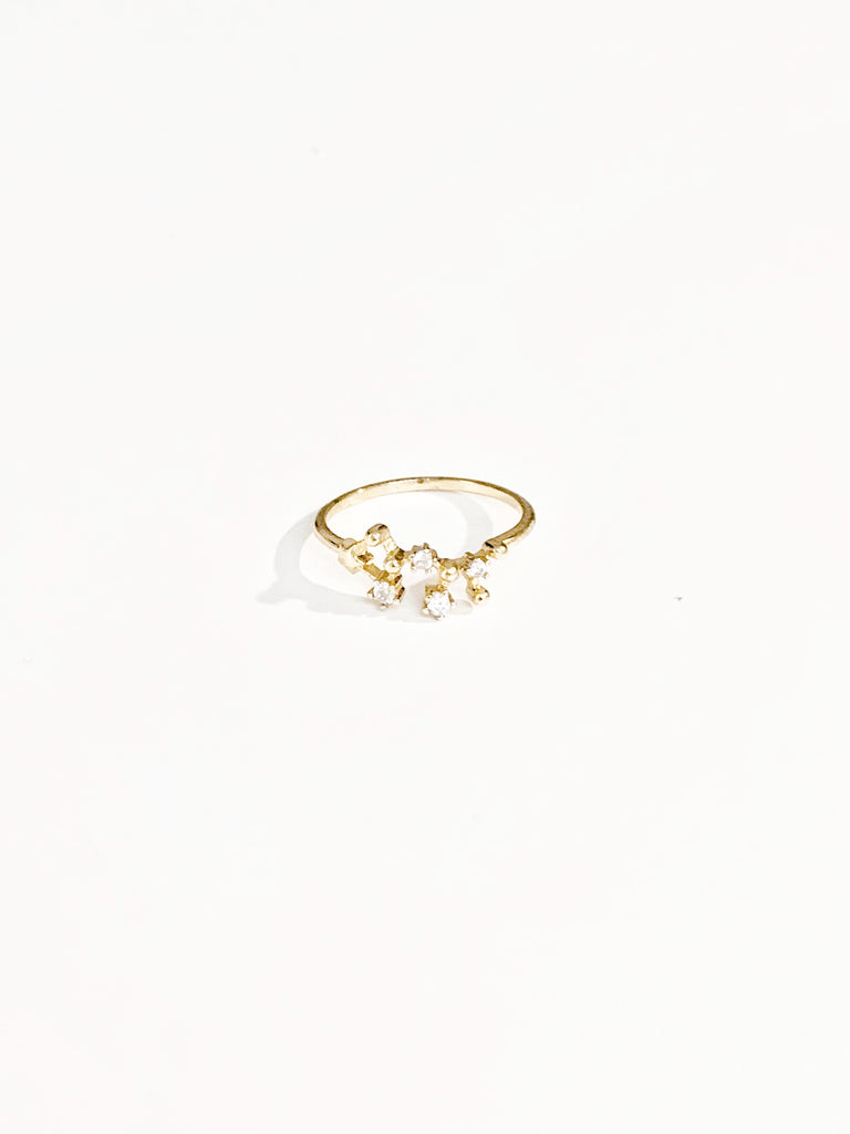 ¥3990【diamond】(星座リング) 9.射手座(2025年プチ占い付)