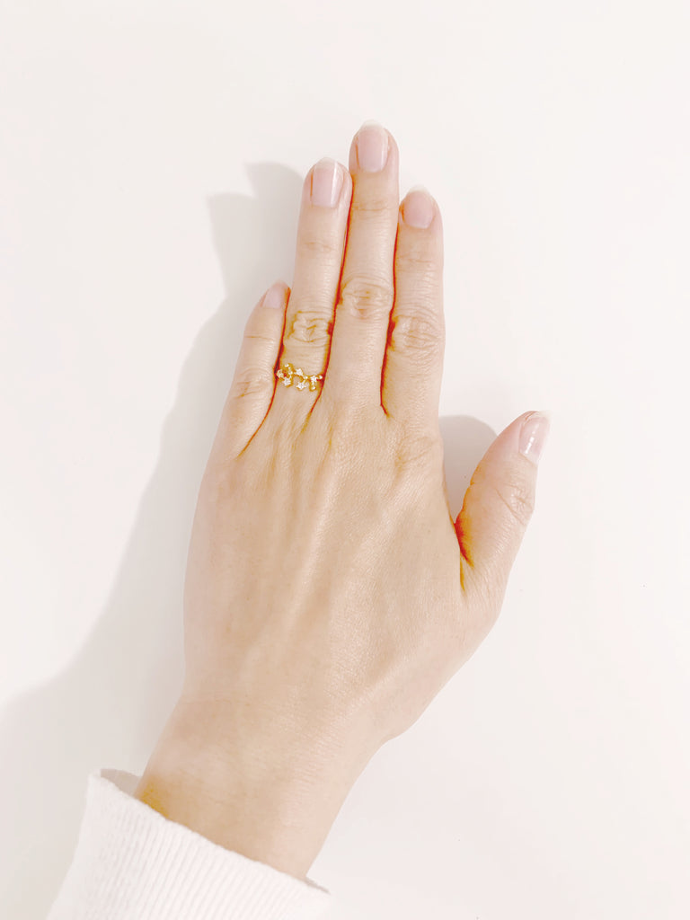 ¥3990【diamond】(星座リング) 9.射手座(2025年プチ占い付)
