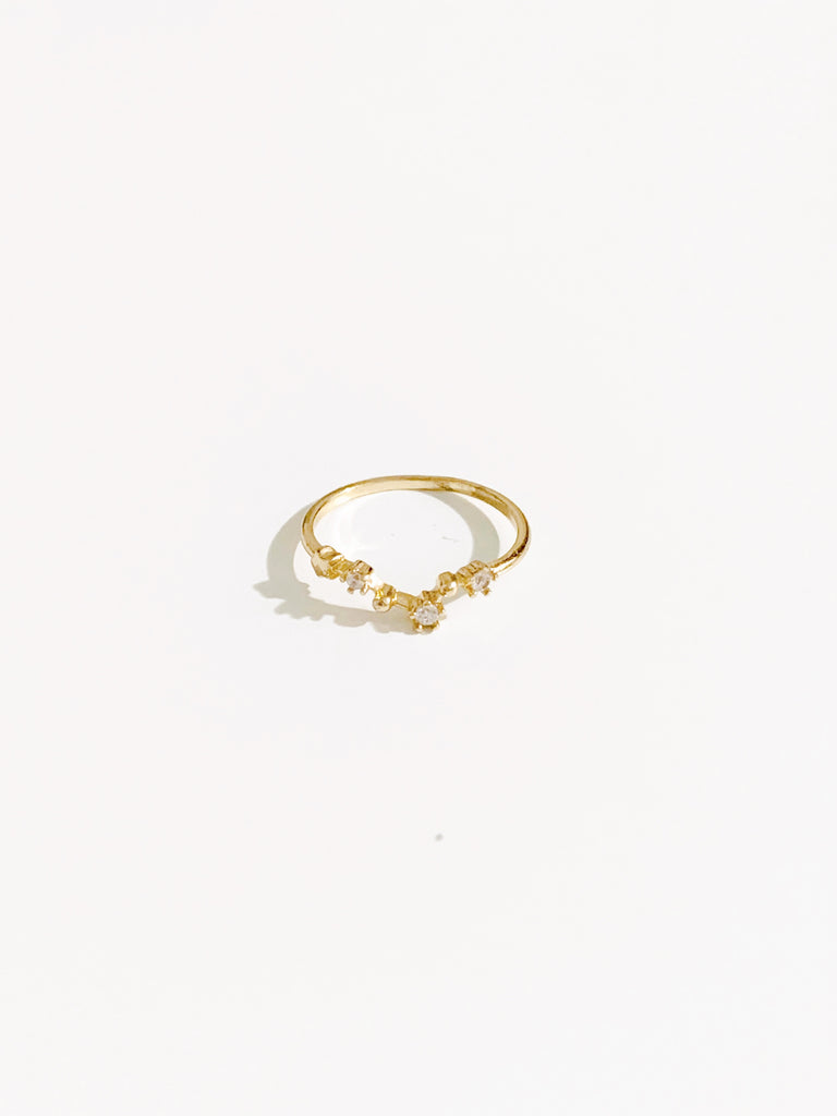 ¥3990【diamond】(星座リング) 12. 魚座(2025年プチ占い付)