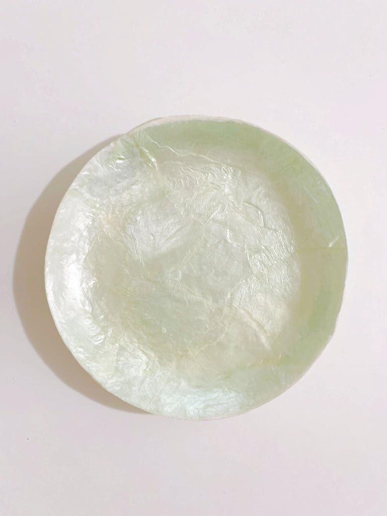 【金運スイッチセット】四つ葉皿&芽吹き塩セット