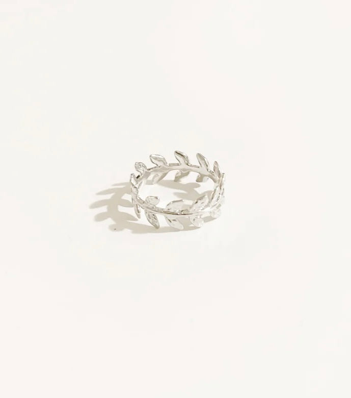 【最強金運祈祷済】(金のなる木の葉) マネーピンキーリング*白蛇シート付(silver)*