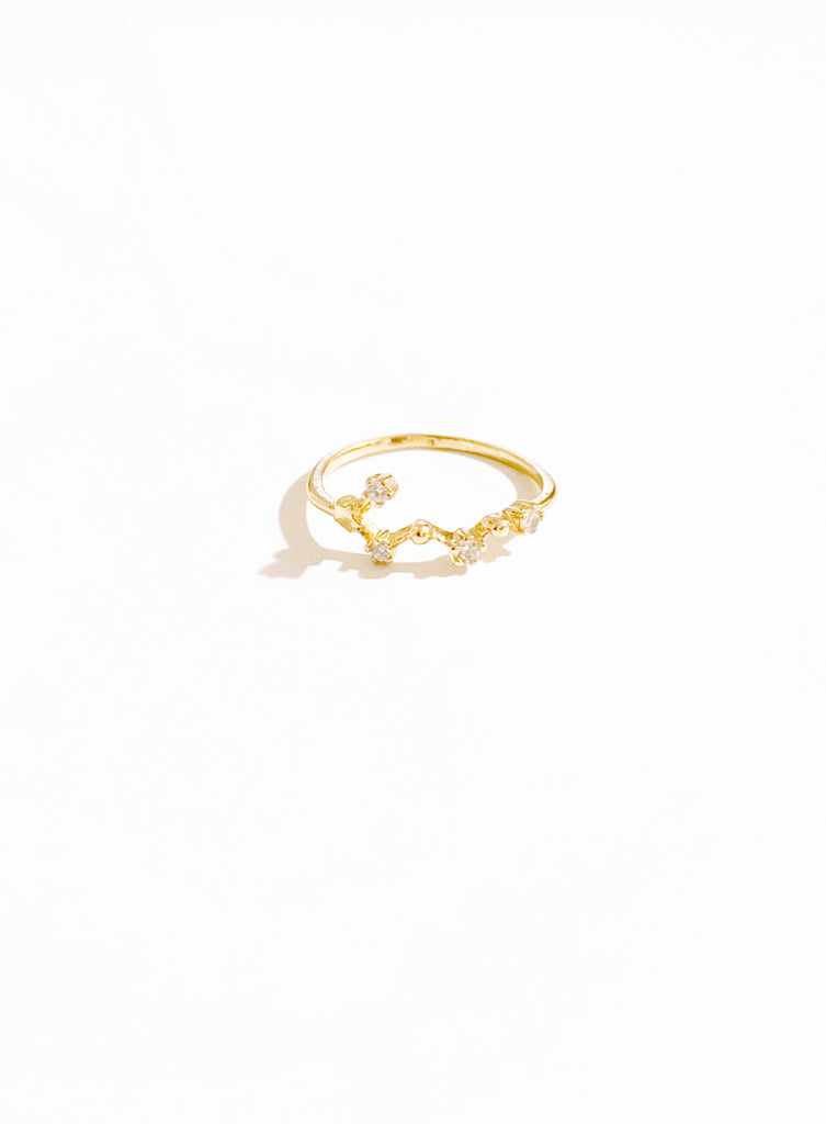 ¥3990【diamond】(星座リング) 2.牡牛座(2025年プチ占い付)