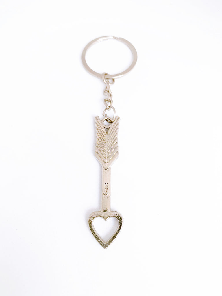 ( angel keyring ) 幸運のエンジェルハートのキーリング(vintage)*
