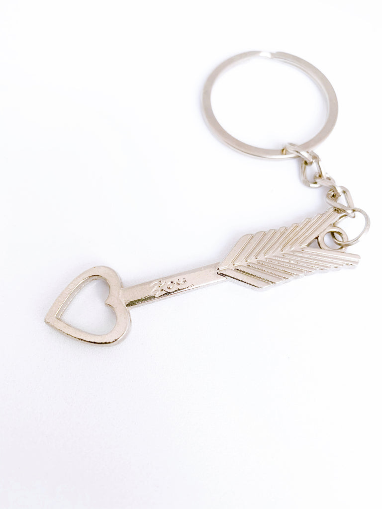 ( angel keyring ) 幸運のエンジェルハートのキーリング(vintage)*