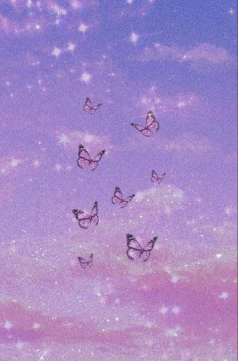 【復縁専用】プシューケー・ミニ・ヘアクリップ(蝶)clear purple*