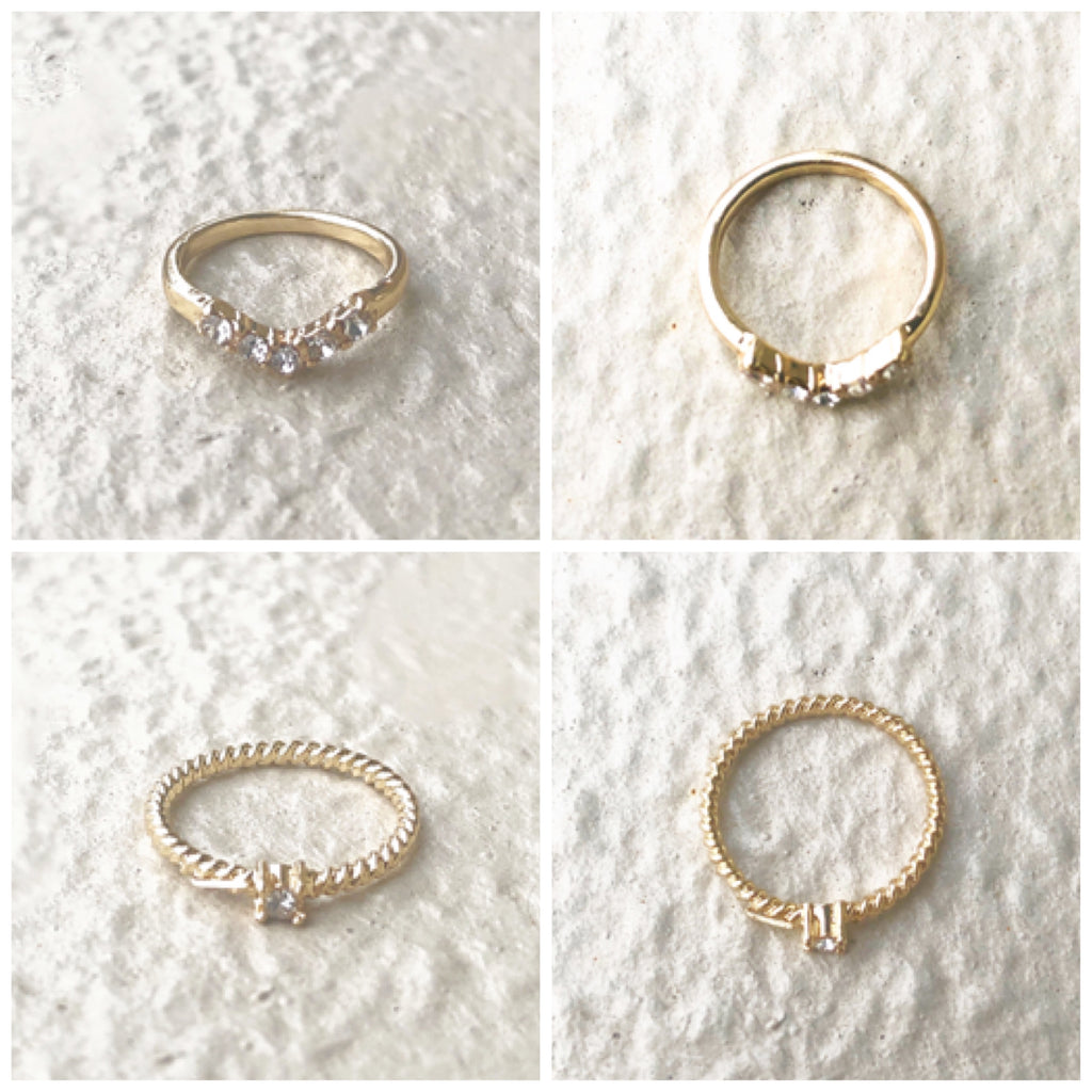 (ピンキーリング2個セット)プレマリーリング 結婚準備リング