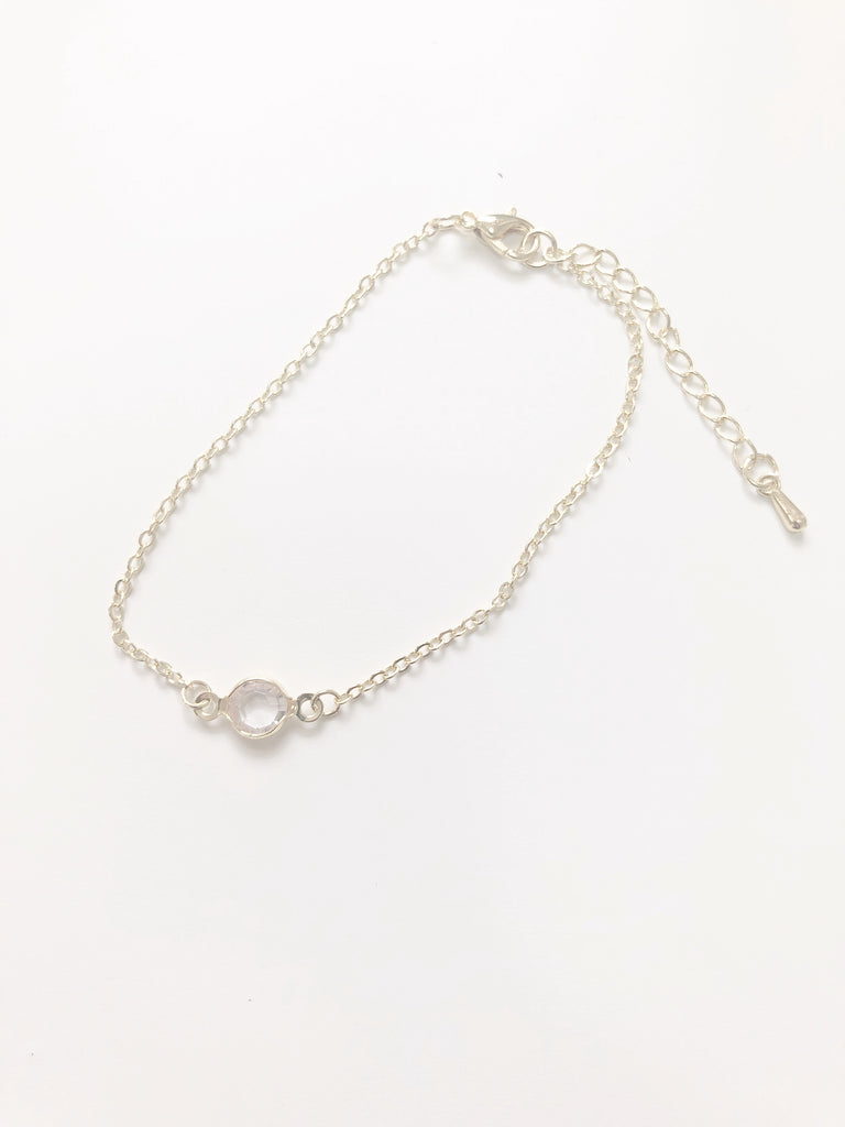 【色気up】イランイランとクリアークォーツブレスレット*