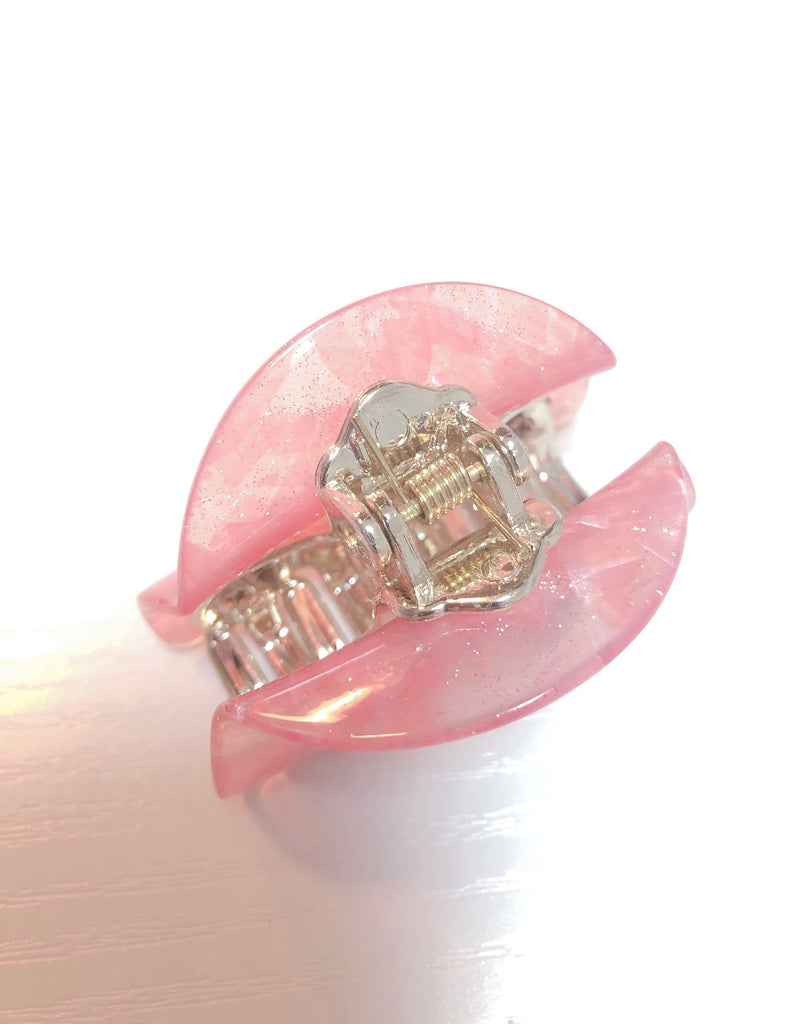 【最後の1点】( pink moon ) ピンクムーンヘアクリップ2
