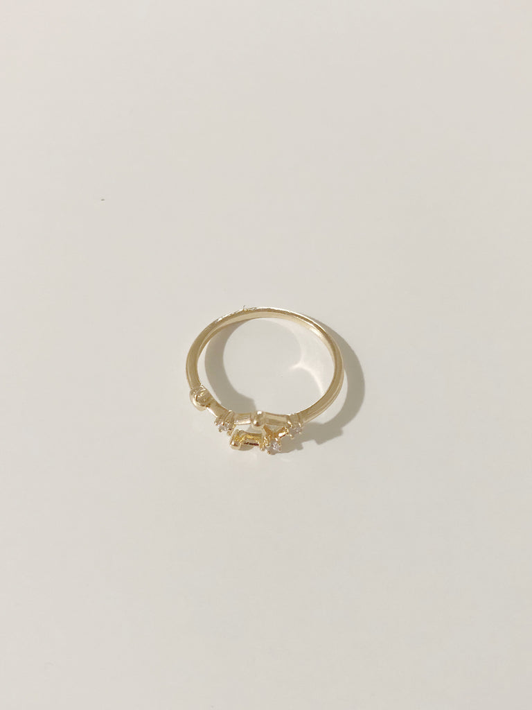 ¥3999【diamond】(星座リング) 7.天秤座(2025年プチ占い付)