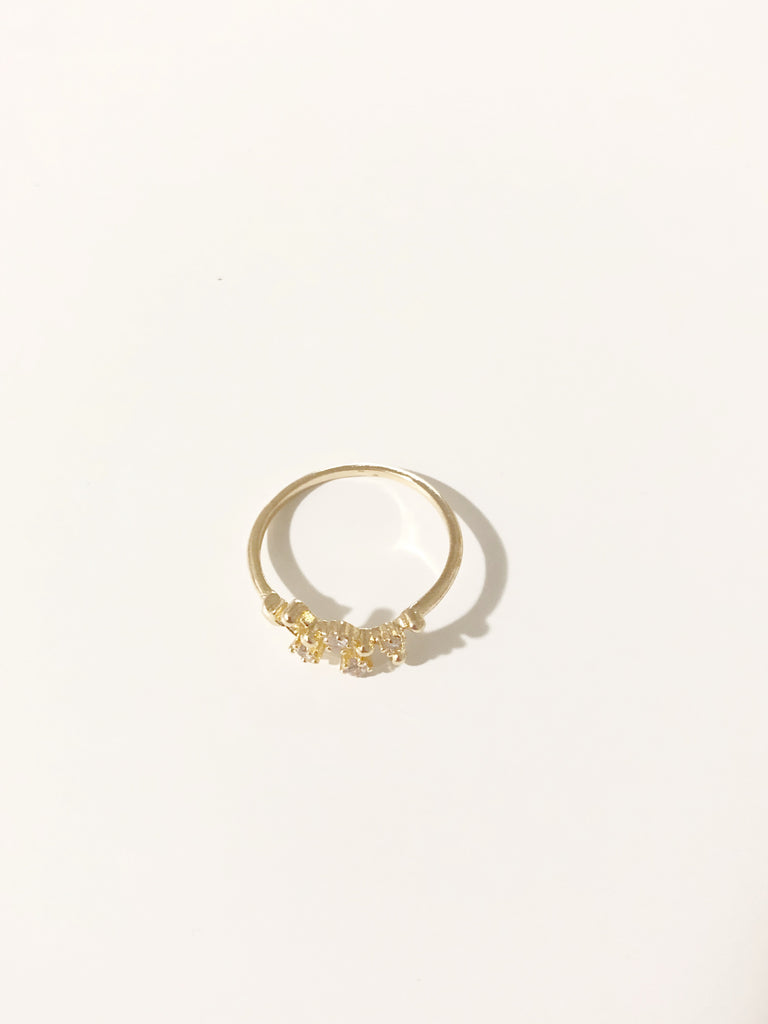 ¥3990【diamond】(星座リング) 9.射手座(2025年プチ占い付)