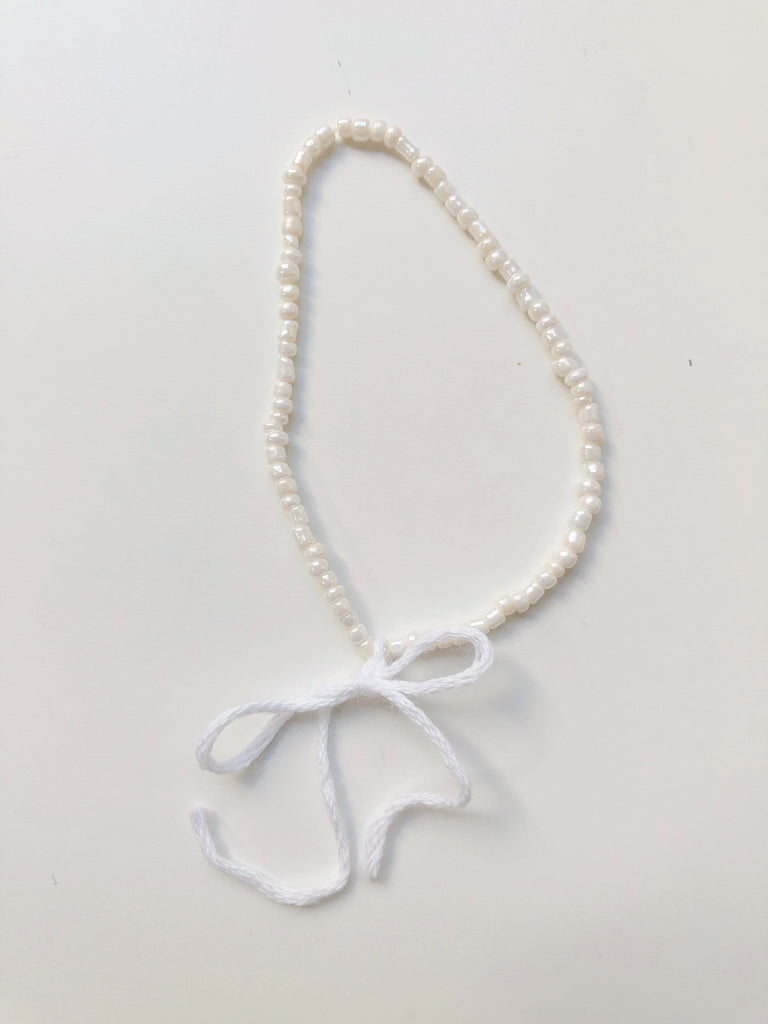 【結婚希望専用】 純白のホワイトキープ付クリームパールブレスレット