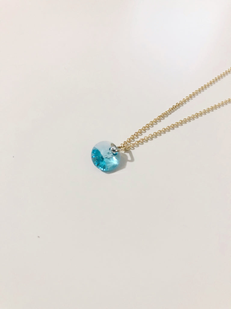【恋愛の賢者の石】ブルーフローライトネックレス