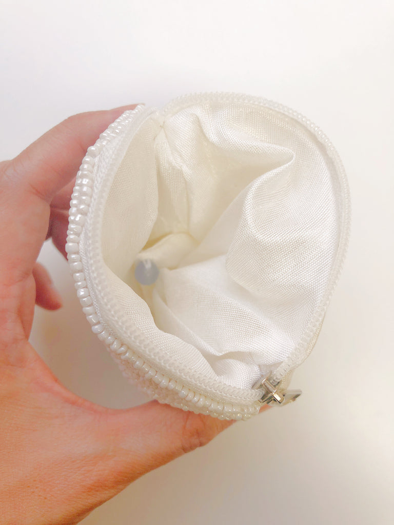 (結婚希望専用) サムシングパールポーチ+恋愛天才石