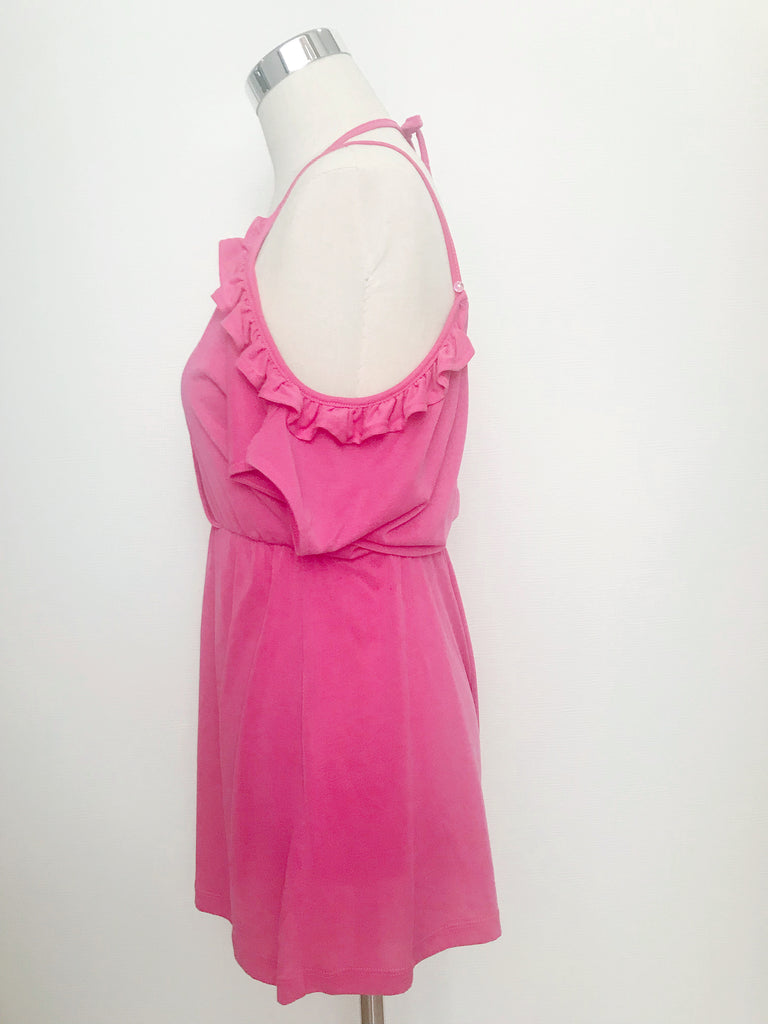【ローズスプレー付】"メロメロ" キュロットワンピ*(pink)