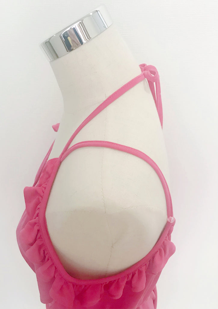 【ローズスプレー付】"メロメロ" キュロットワンピ*(pink)