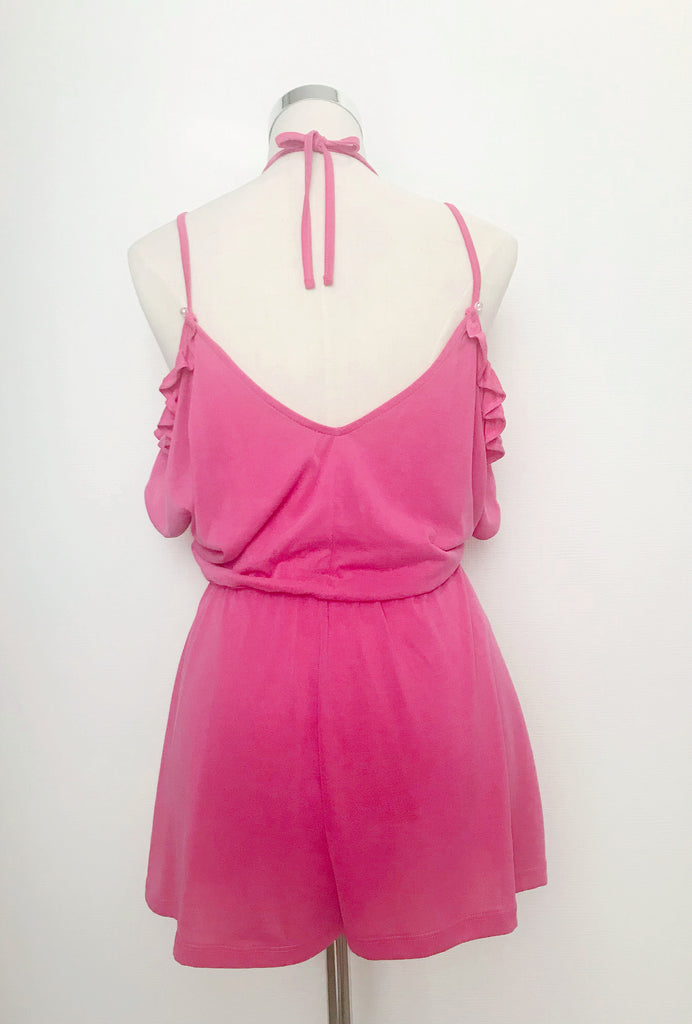 【ローズスプレー付】"メロメロ" キュロットワンピ*(pink)