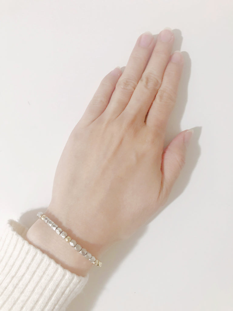 【とんでもない金運パワー&健康】ゴールド&シルバーのダブル魔力ブレスレット