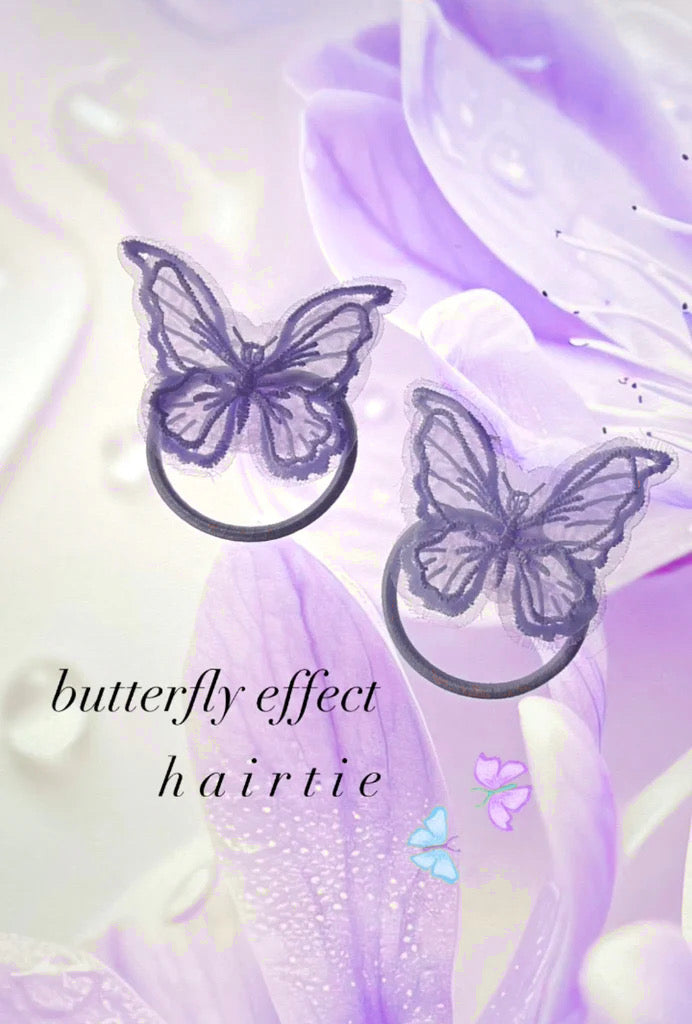 【限定１点】 【バタフライエフェクトを起こす】復縁レース蝶のミニヘアゴム♡ 2
