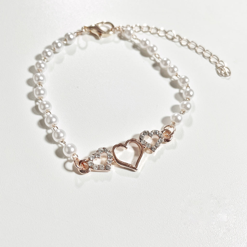 【残り１個】[メロメロに落とす] アフロディーテ3ハートブレスレット