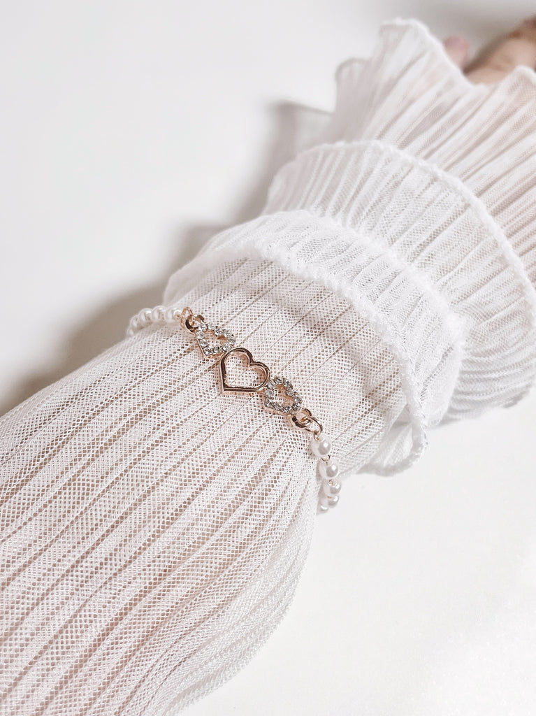 【残り１個】[メロメロに落とす] アフロディーテ3ハートブレスレット