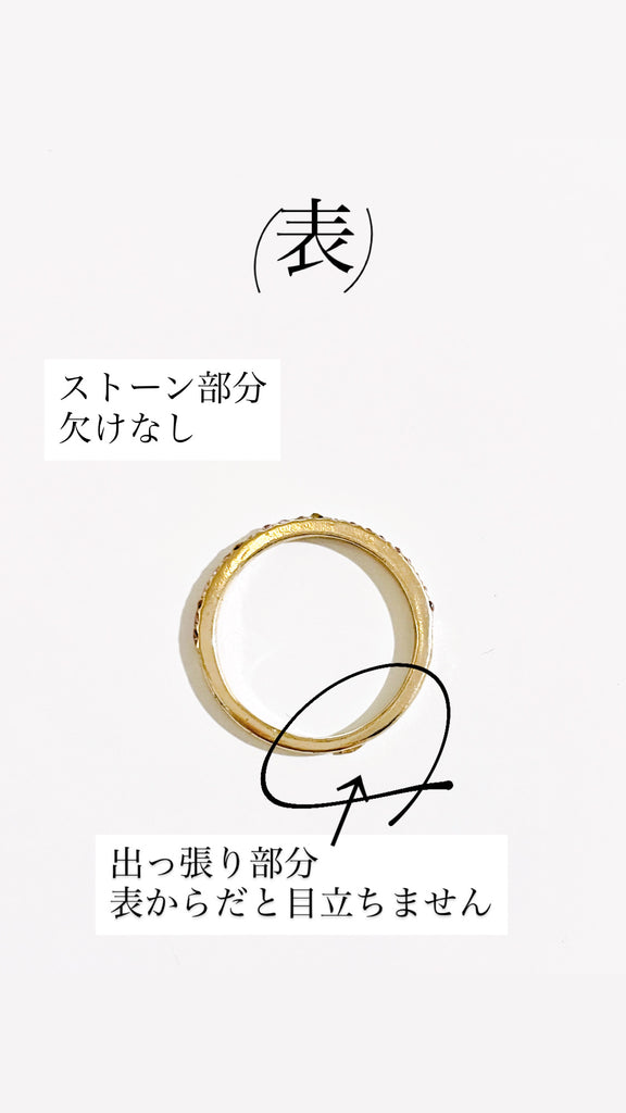 [OUTLET]【最強】[運命] ピンクトパーズ・ライオンズゲート・ハーフエタニティリング*