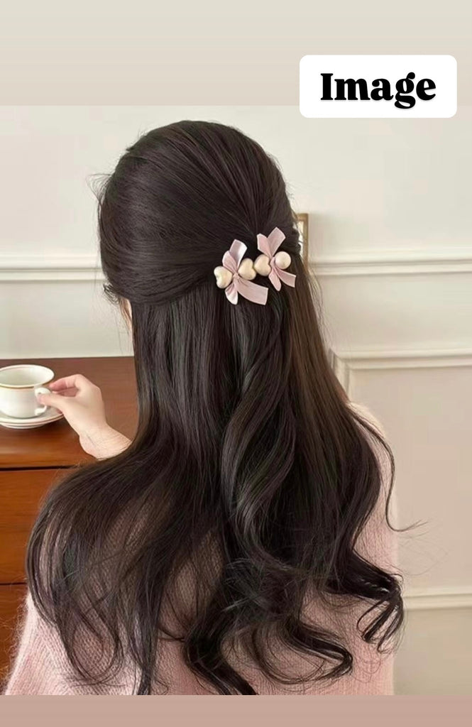 【おっぱい色】【色気up】 ピンクカルセドニーミニヘアクリップ*