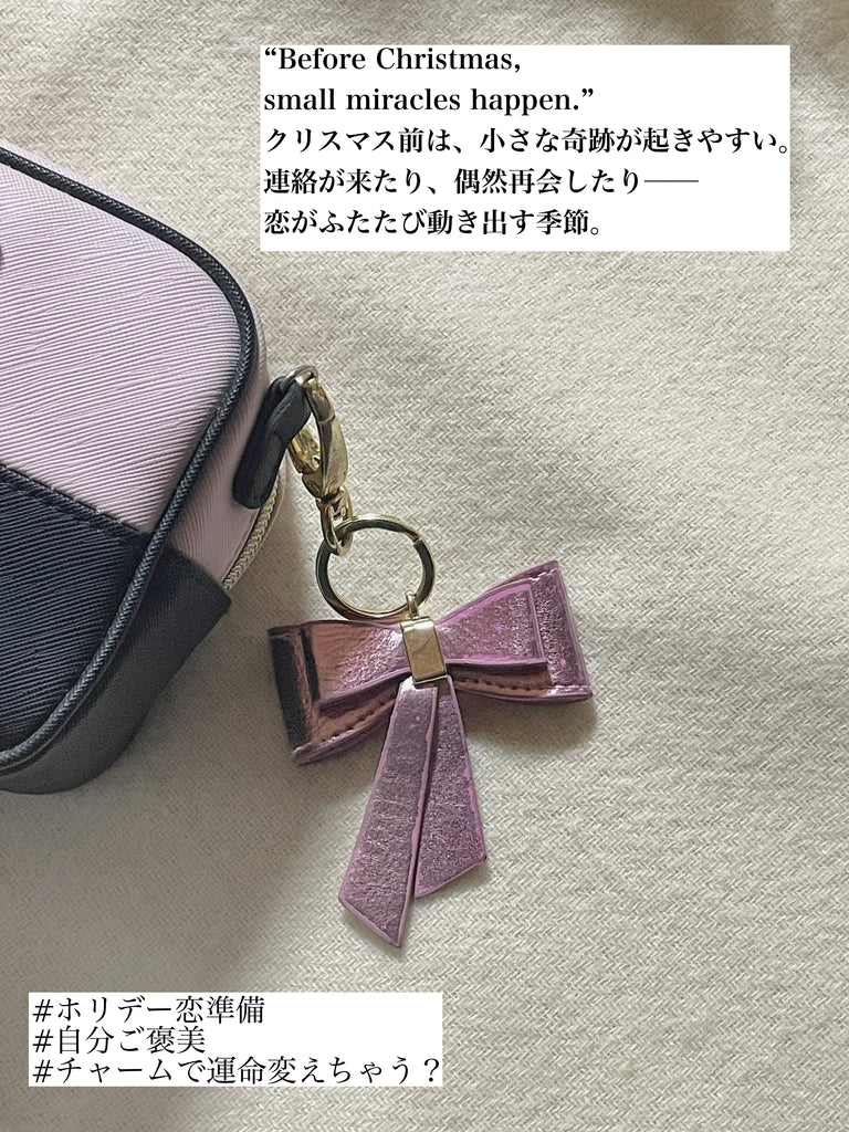 【逆転を起こす】ヴィンテージラブリボンチャーム(vintage Love ribbon charm)*