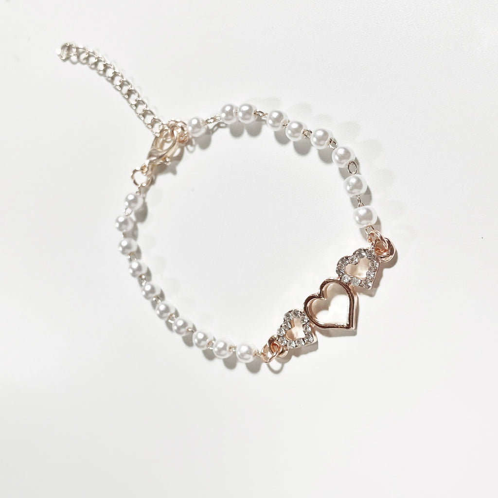 【残り１個】[メロメロに落とす] アフロディーテ3ハートブレスレット