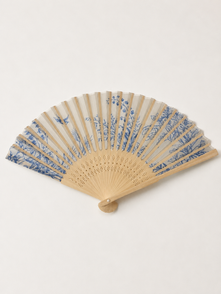 【連絡を運んでくる】エヴァンタイユ・ボタニック扇子*(vintage)